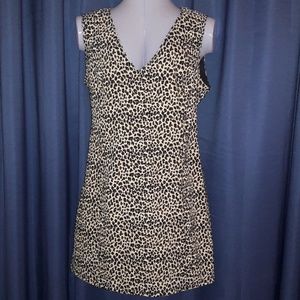 Vintage Animal Print Mini Dresses